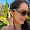 Brinco Gota Ouro 18k