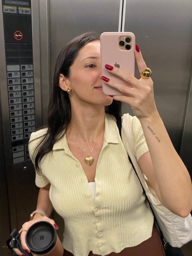 Brinco Gota Baby Ouro 18k