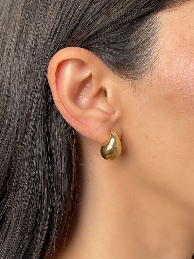 Brinco Gota Baby Ouro 18k