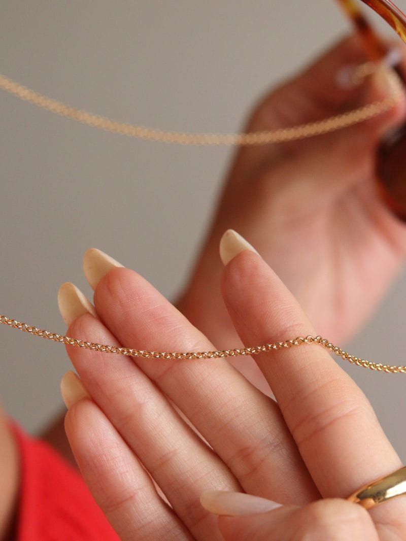 Corrente de óculos Classic Ouro 18k