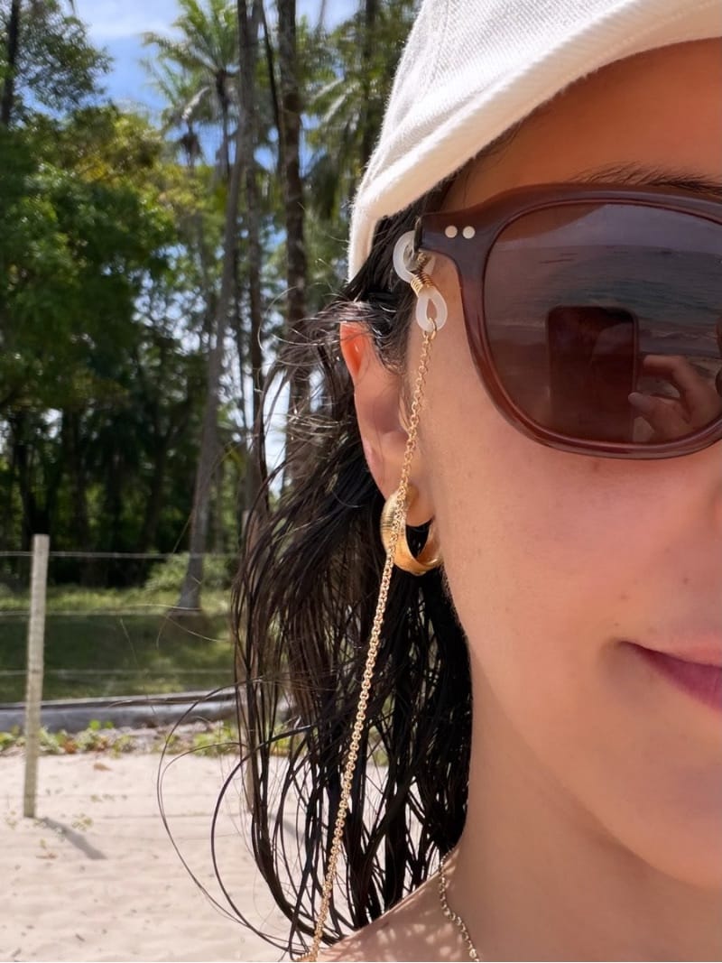 Corrente de óculos Classic Ouro 18k