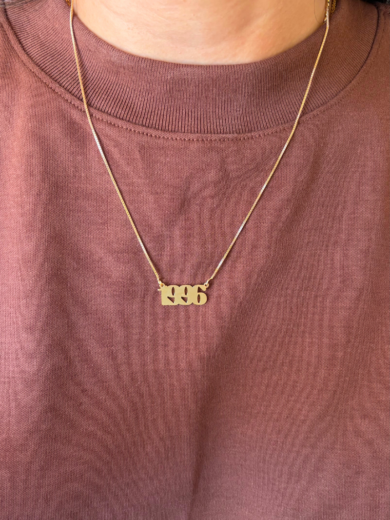 Colar Personalizado com Ano
